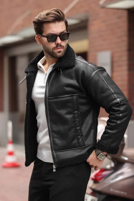 Prevrnuta koža obložena krznom